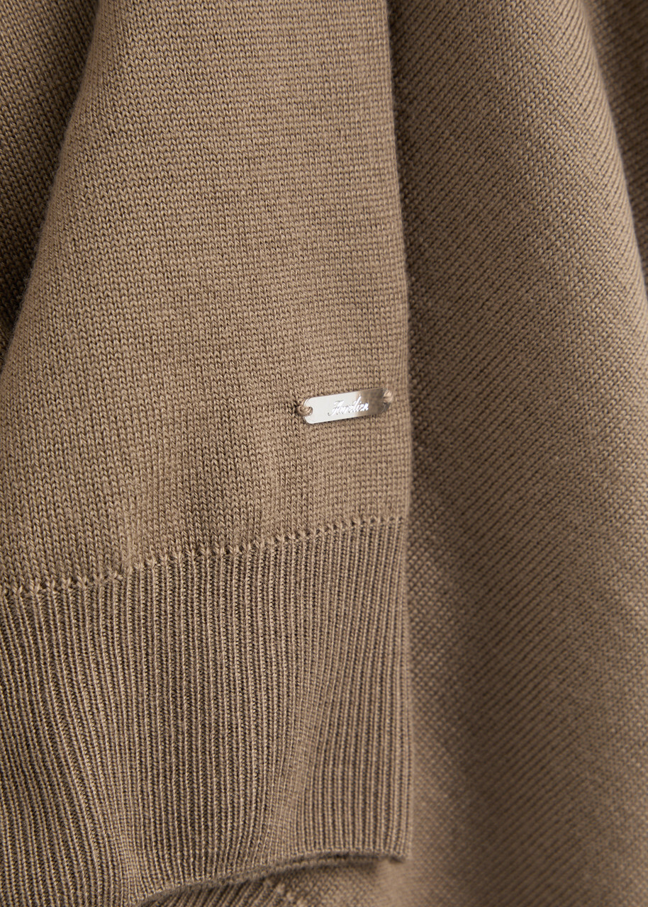 Aurélien Wool T-shirt Taupe