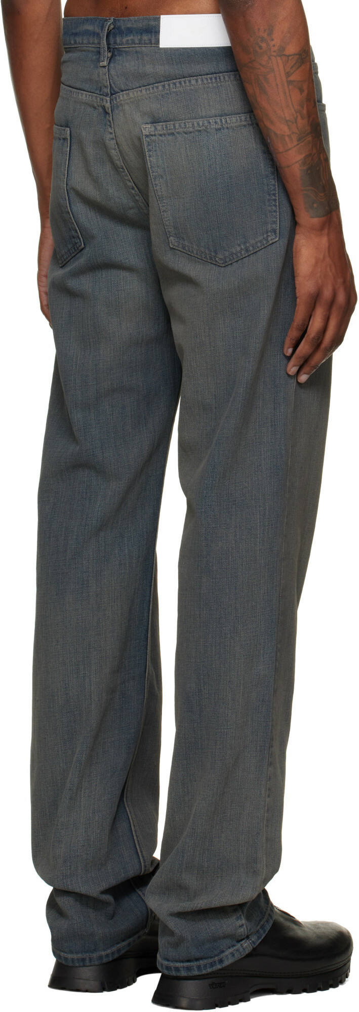 ALEXANDER DIGENOVA Blue Straight Leg Jeans