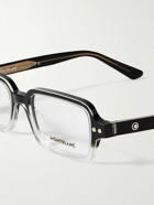 Montblanc - Rectangular-Frame Acetate Optical Glasses