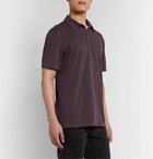James Perse - Supima Cotton-Jersey Polo Shirt - Burgundy