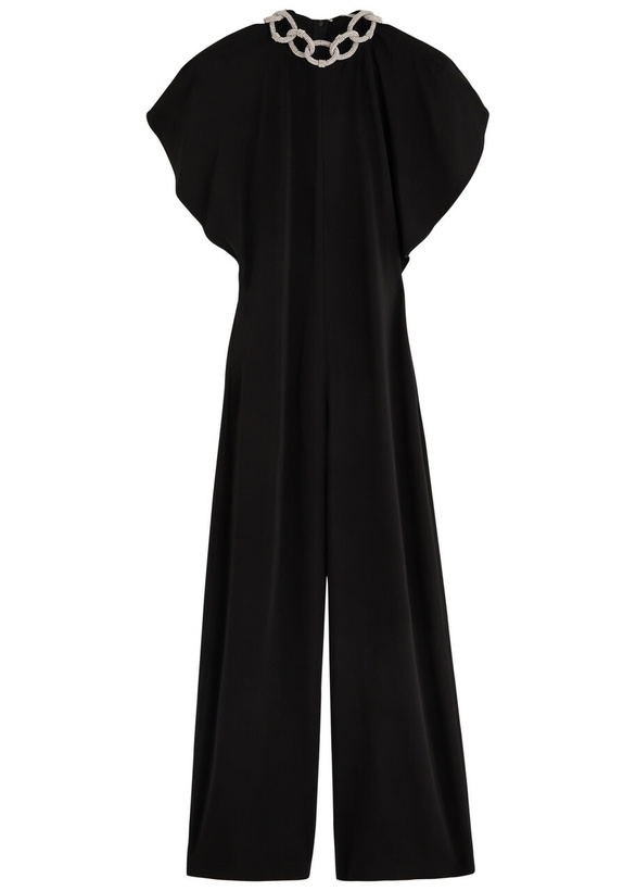 Photo: Stella Mccartney Crystal-embellished Jersey Jumpsuit Black