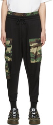 Dolce & Gabbana Black Cotton Lounge Pants