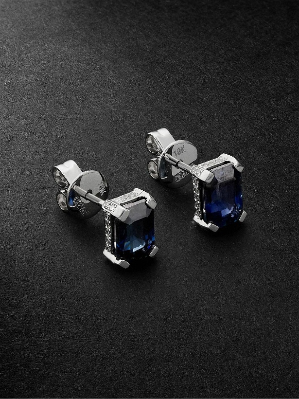 Photo: SHAY - White Gold, Sapphire and Diamond Earrings