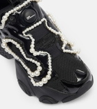 Noir Kei Ninomiya x Reebok embellished platform sneakers