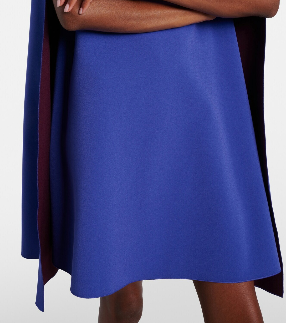 Roksanda Twiggy caped crêpe cocktail dress