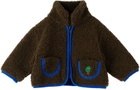 The Campamento Baby Brown Teddy Jacket