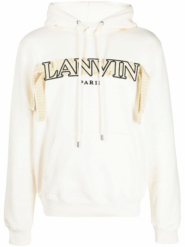 Photo: LANVIN - Logo Cotton Hoodie