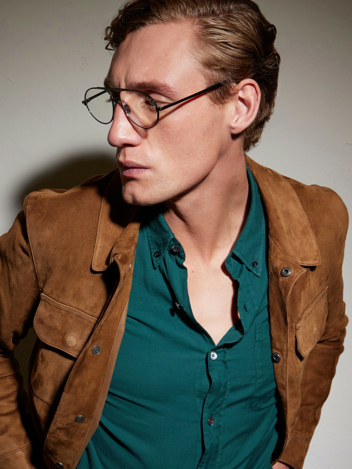 TOM FORD - Aviator-Style Titanium Glasses - Silver
