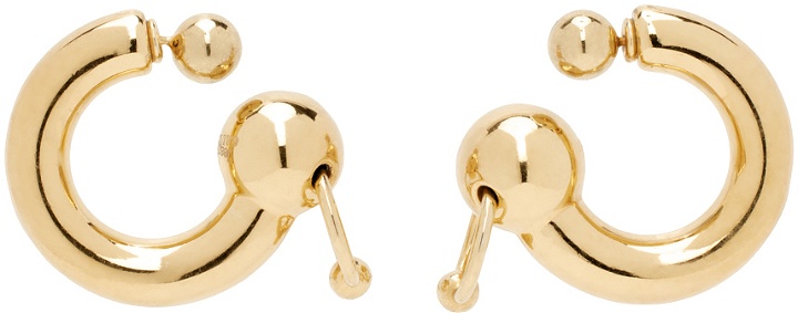 Photo: Jean Paul Gaultier Gold Large Piercing Earrings