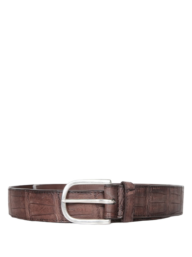 Photo: Orciani Brown Crocodile Belt