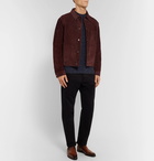 Ermenegildo Zegna - Mélange Wool, Cashmere, Silk and Linen-Blend Sweater - Men - Navy