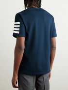 Thom Browne - Striped Cotton-Jersey T-Shirt - Blue