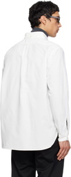 nanamica Off-White Button Down Wind Shirt