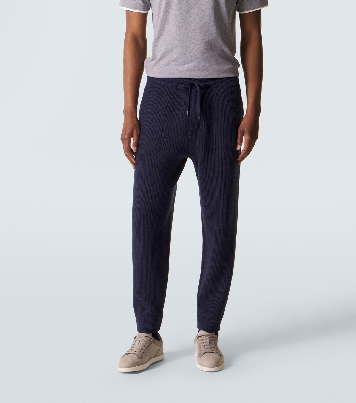 Brunello Cucinelli Ribbed-knit cashmere sweatpants