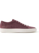 Common Projects - Original Achilles Waxed-Suede Sneakers - Purple