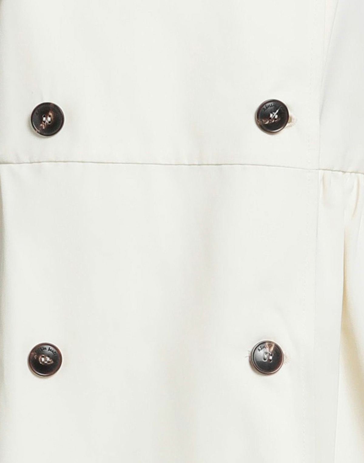 Alessia Santi Womens Overcoat & Trench Coat Ivory
