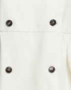 Alessia Santi Womens Overcoat & Trench Coat Ivory