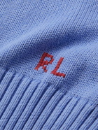 Polo Ralph Lauren - Logo-Jacquard Cotton Sweater - Blue