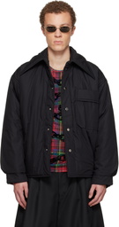 Charles Jeffrey LOVERBOY Black Puffer Overshirt