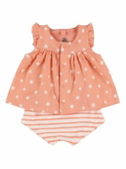 PETIT BATEAU Cotton Jersey Top & Diaper Cover