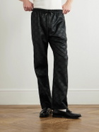 CELINE - Straight-Leg Logo-Jacquard Tech-Jersey Track Pants - Black