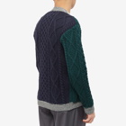 Howlin by Morrison Men's Howlin' Back from the Grave Aran Cardigan in Forest