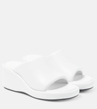 Balenciaga - Rise leather wedge sandals