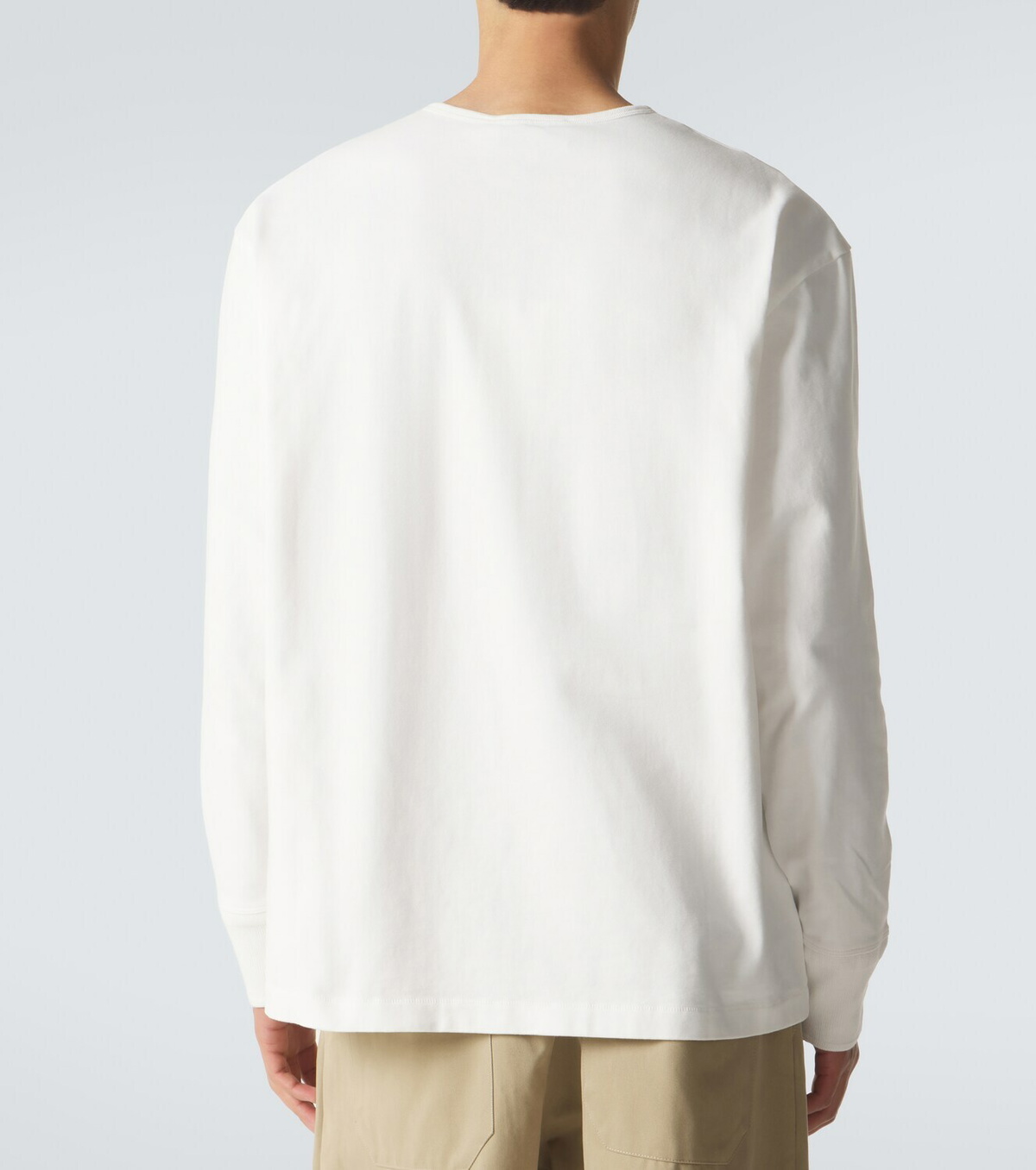 Studio Nicholson Kuyto cotton jersey Henley shirt