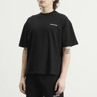 ANNIE HOOD Men's Mini Logo T-Shirt in Black
