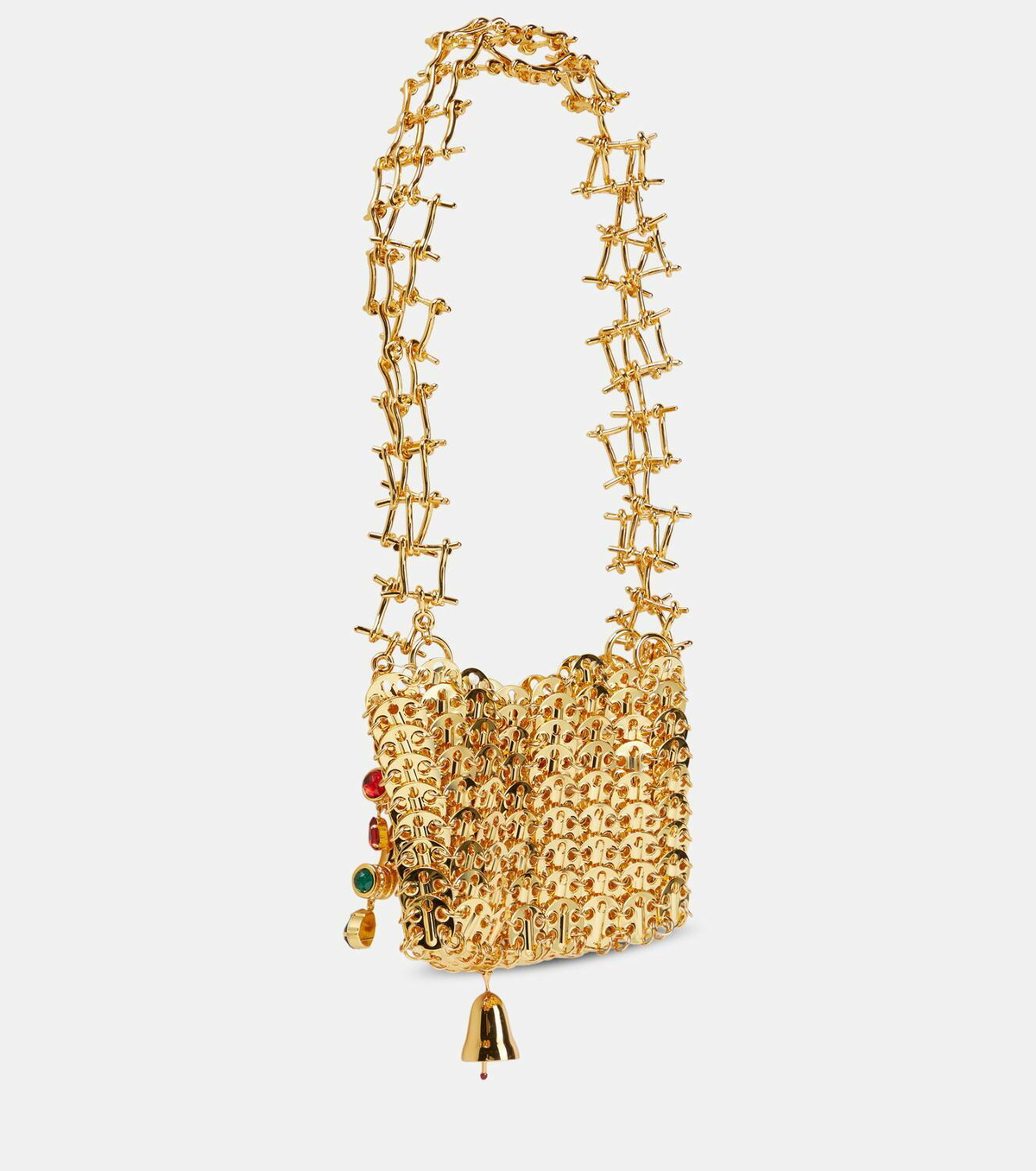 Rabanne 1969 Nano embellished shoulder bag Paco Rabanne