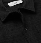 SÉFR - Leo Textured-Cotton Shirt - Black