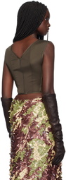 KNWLS Brown Grace Bustier