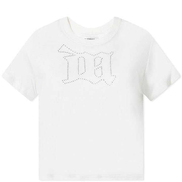Photo: MISBHV Women's Monogram Crystals T-Shirt in White