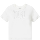 MISBHV Women's Monogram Crystals T-Shirt in White