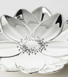 Christofle L'Herbier Lotus silver-plated bowl