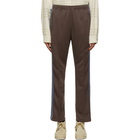 Needles Brown Smooth Track Pants