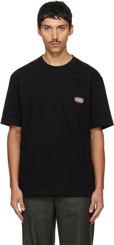 Photo: Solid Homme Black Solid Back Logo T-shirt