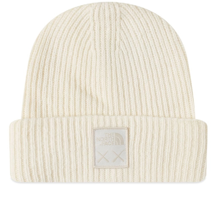 Photo: The North Face x KAWS Beanie in Moonlight Ivory