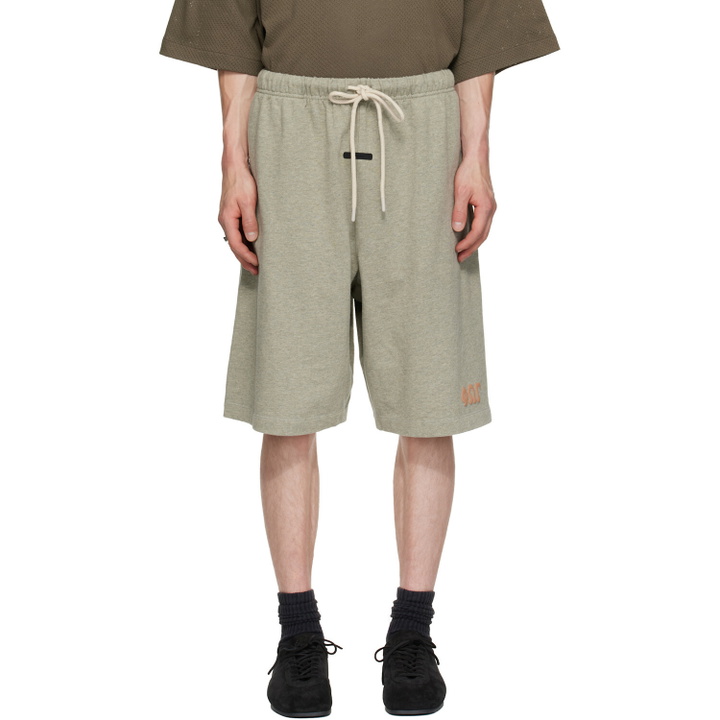 Photo: Fear of God ESSENTIALS Gray 90s Shorts