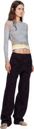 Eckhaus Latta Multicolor Lapped Baby Crewneck T-shirt