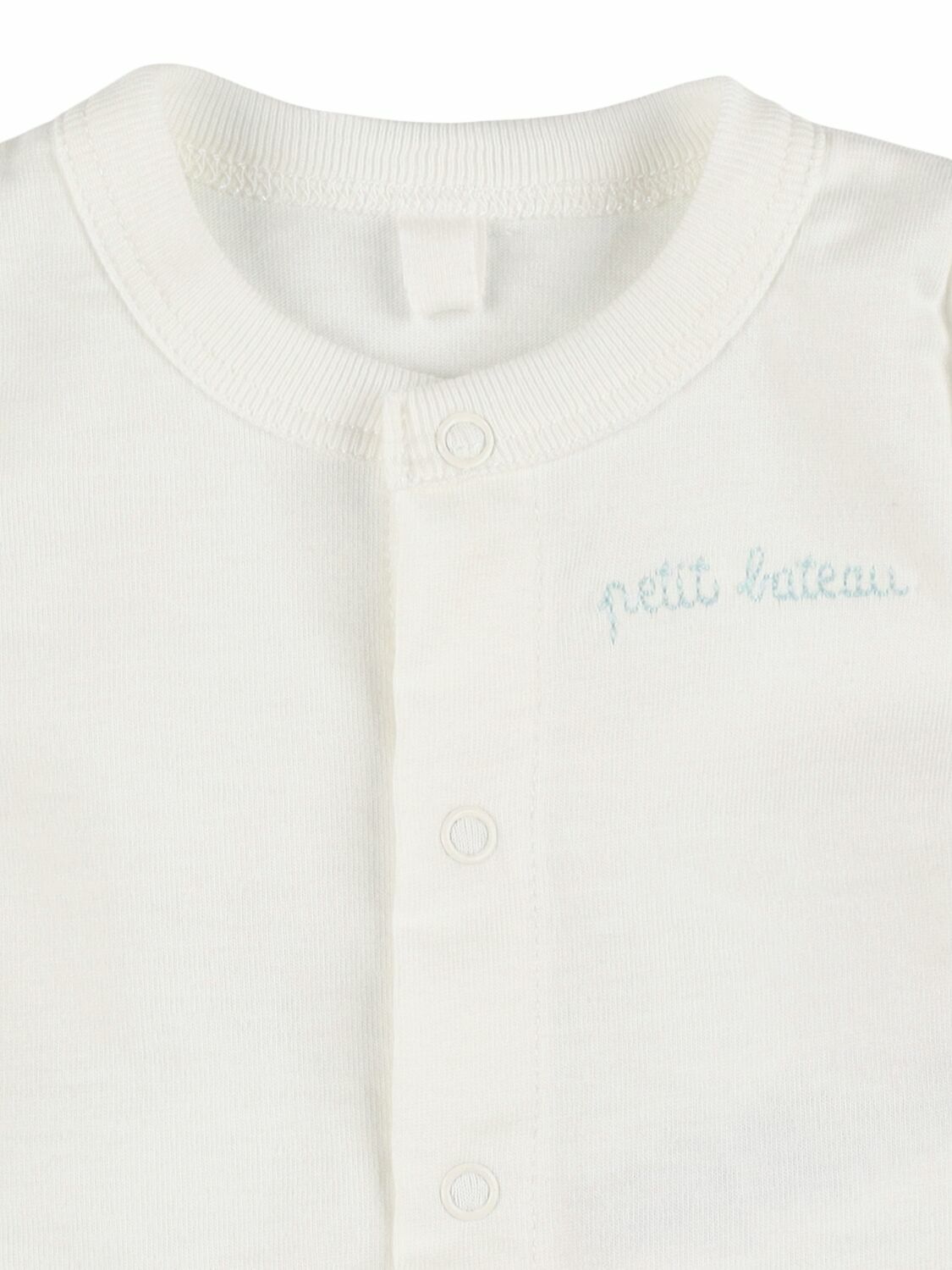PETIT BATEAU Cotton Jersey T-shirt & Diaper Cover