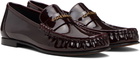 Chloé Burgundy 'Chloé' Loafers