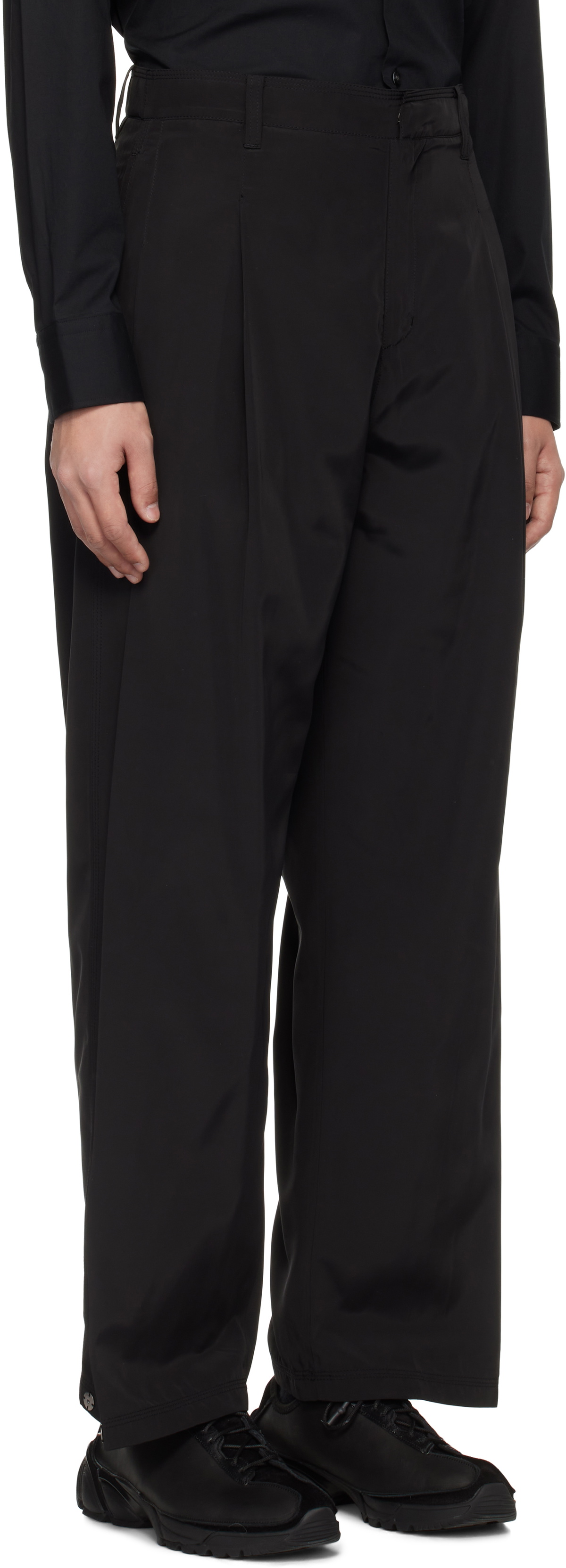 lesugiatelier Black Work Trousers