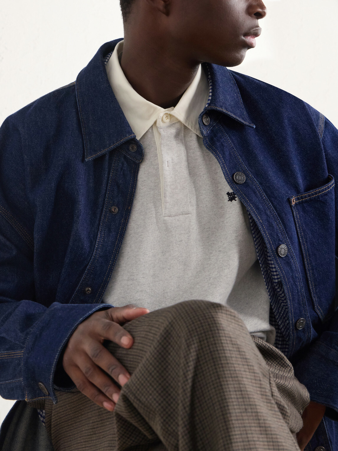 Aimé Leon Dore - Logo-Embroidered Cotton-Jersey Polo Shirt - White