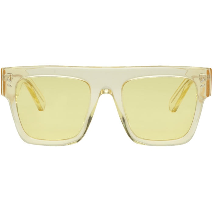 Photo: Stella McCartney Yellow Icy Ice Flat Top Sunglasses
