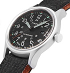 Timex - MK1 Camper Aluminium and Oiled-Canvas Watch - Black