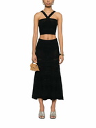 TwinSet Flared Midi Skirt