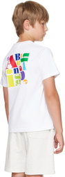 BAPE Kids White Colorful A Bathing Ape T-Shirt