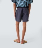Commas Linen shorts