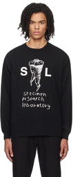 Neighborhood Black Printed Long Sleeve T-Shirt